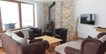 Chalet Apart Hochfügen Cirrus Wohnzimmer Ausstattung      