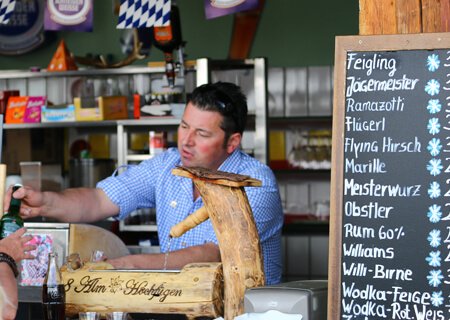 Kiosk auf der 8er Alm in Hochfügen