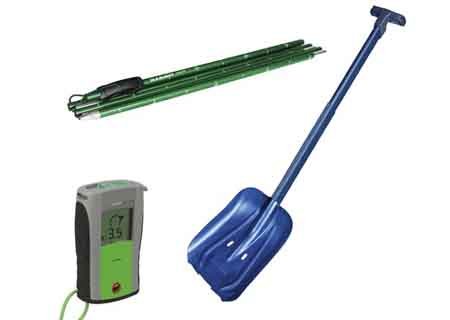 LVS Package Schaufel Sonde Pieps Hochfuegen
